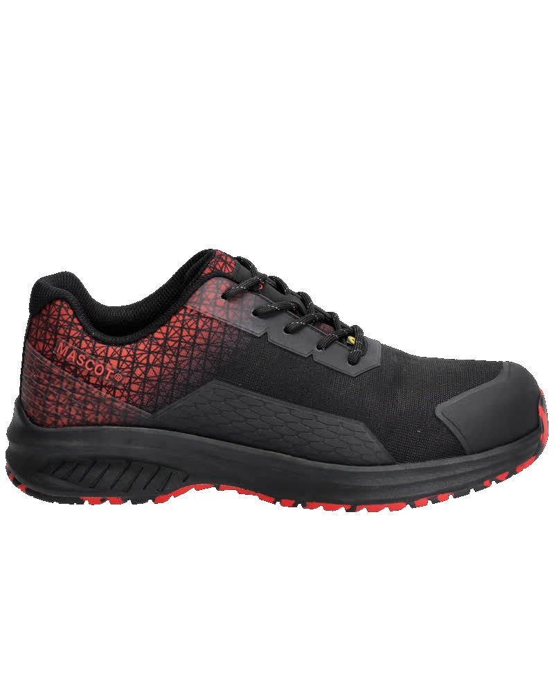 Sicherheitsschuhe FOOTWEAR ACCELERATE Schwarz/Verkehrsrot 0836