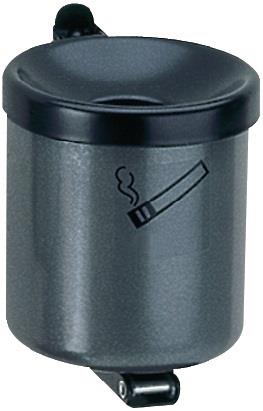 Sicherheitswandascher graphit H.100xD.90mm m.Kippvorichtung
