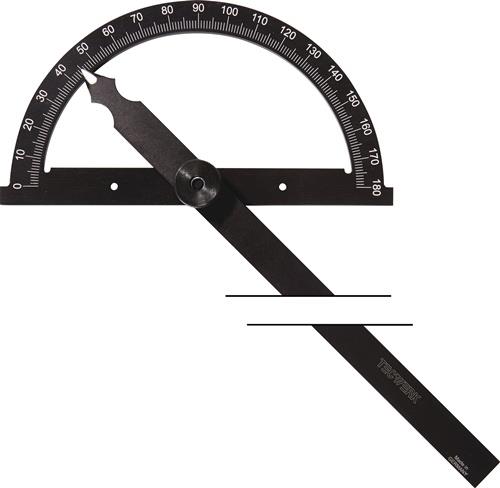 Winkelmesser Gradbogen-D.120mm Schenkel-L.150mm TECWERK
