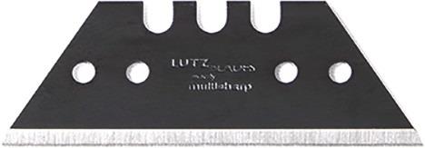 Trapezklinge multisharp L52xB18,7xS0,65mm m.Lochung 10 St./Spender LUTZ BLADES