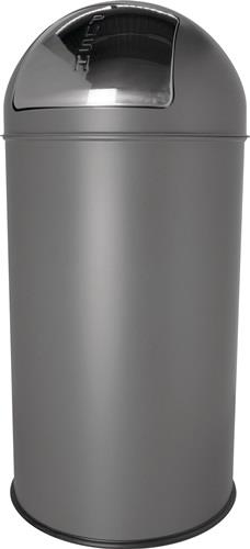 Abfallsammler Ø314xH650mm 30l mittelgrau HELIT