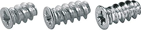 Direktbefestigungsschr.f.Kreuzplatte STA verz.6,3mm 14mm HETTICH