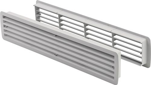 Badezimmerlüftung 9020 G L.457mm B.92mm Ku.lichtgrau Ecken rd HOJU