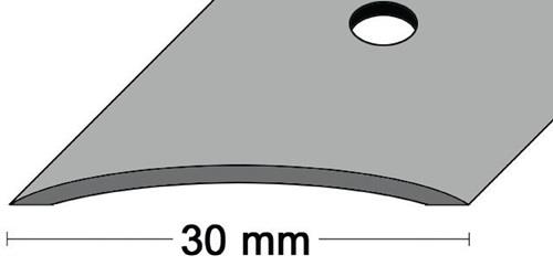 Teppichschiene B.30mm L.1000mm Alu.silberf.elox.gewölbt mittig gel.PG