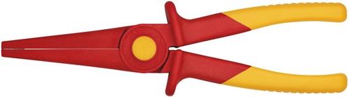 Flachrundzange Gesamt-L.220mm KU.glasfaserverst.m.Weichkunststoff-Zone KNIPEX