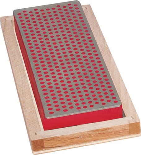 Diamantabziehstein L150xB50xHmm Diamanat fein rot im HO-Kasten MÜLLER