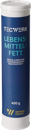 Lebensmittelfett NSF-H1 naturfarben,hell 400g Kartusche TECWERK