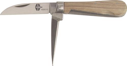 Kabelmesser L.163mm Klingen-L.74mm HO natur/silber HESSE