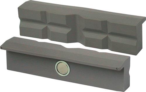 Schraubstockschutzbacke f.Backen-B.100mm m.Prismen PU BROCKHAUS