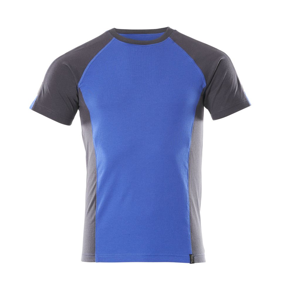 T-Shirt UNIQUE Kornblau/Schwarzblau L