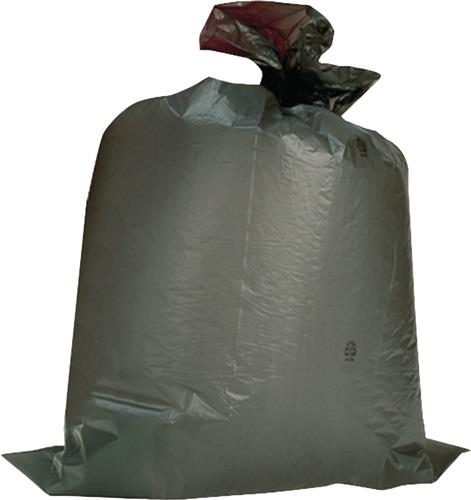 Kunststoffsack 120l LD-PE grau 100 µm B700xL1100mm 150St./Karton