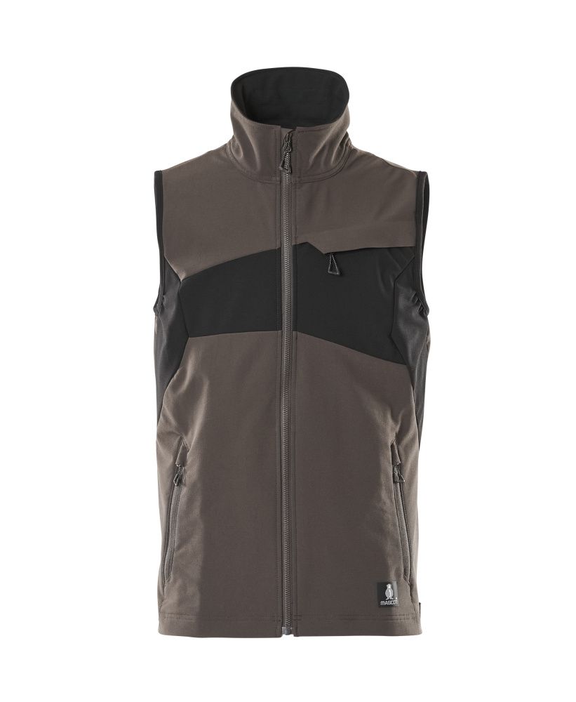 Weste ACCELERATE Dunkelanthrazit/Schwarz XL