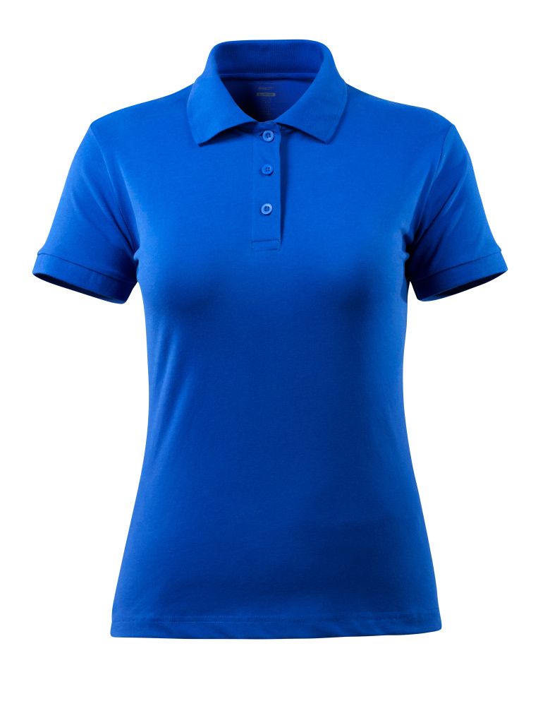 Damen-Passform Polo-Shirt CROSSOVER Kornblau L