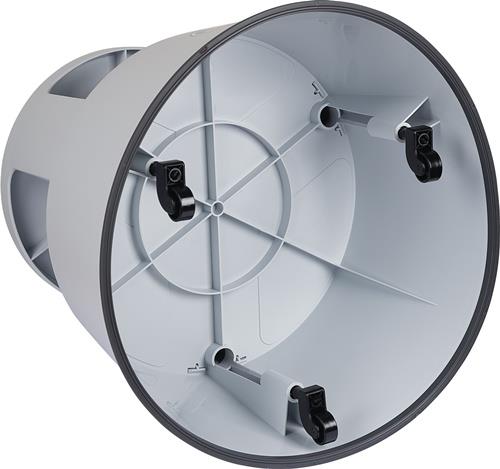 Rollhocker PP und TPE lichtgrau H.mit/ohne Belastung 420/428mm