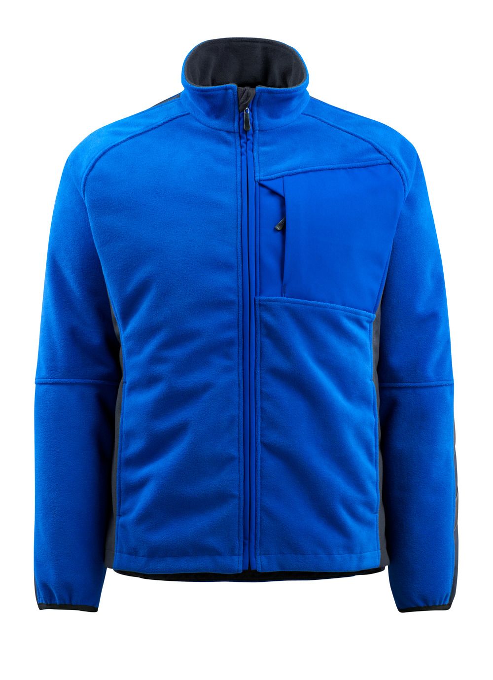 Fleecejacke UNIQUE Kornblau/Schwarzblau L
