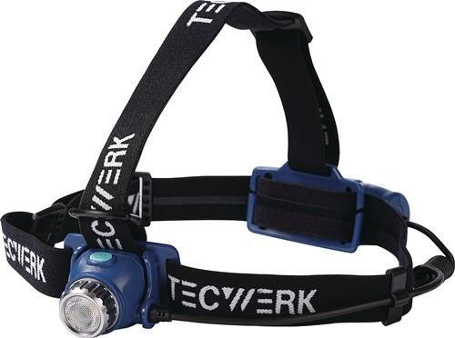 LED-Kopfleuchte 3,7V 2600 mAh Li-ion 5V TECWERK