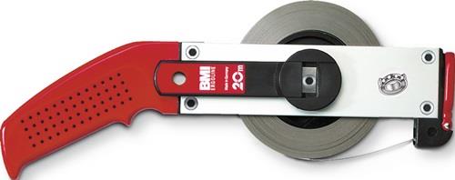 Rahmenbandmaß ERGOLINE L.30m Band-B.13mm A mm/cm EG II Alu.weiß Stahlmaßband BMI