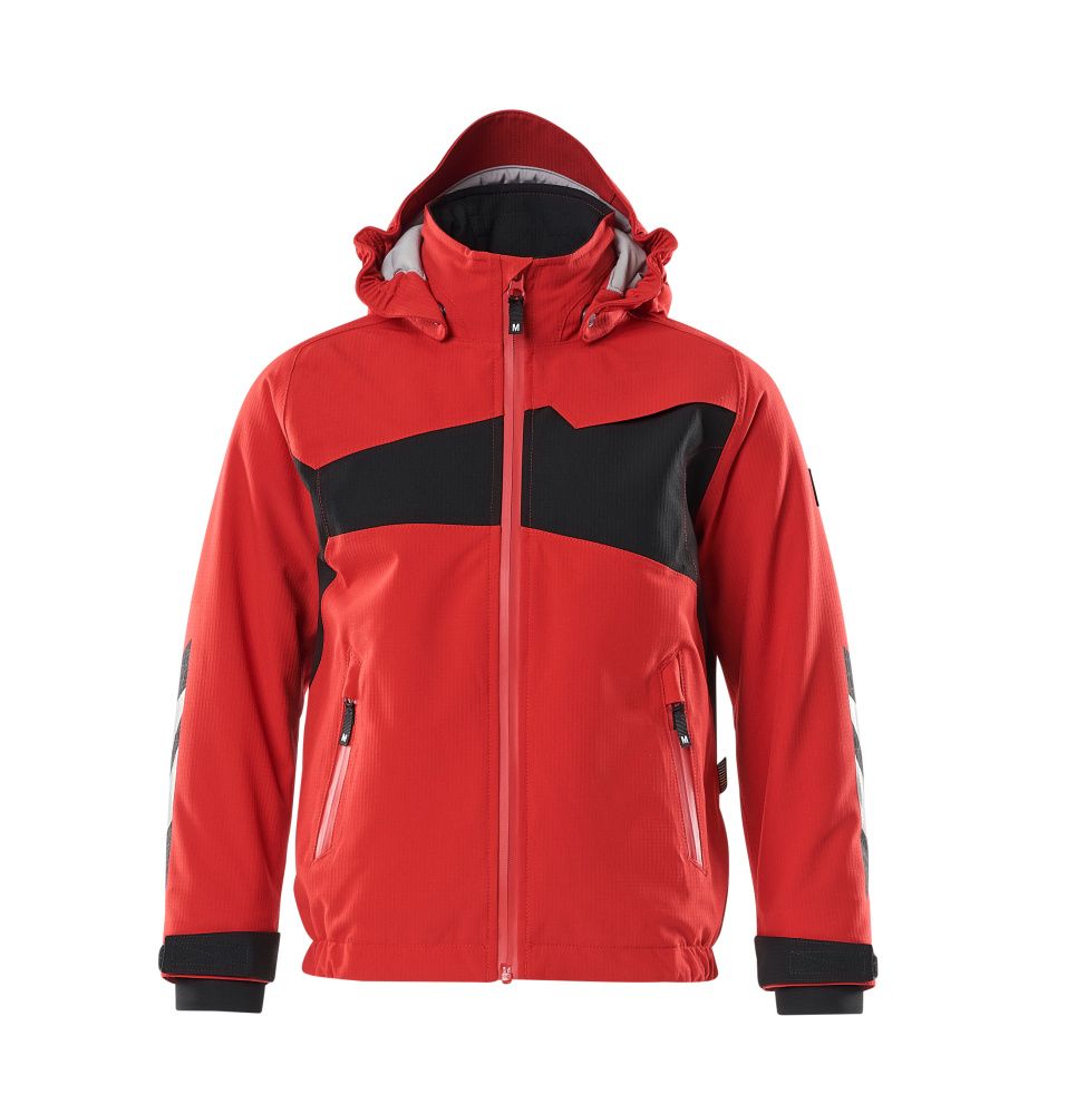 Winterjacke für Kinder ACCELERATE Verkehrsrot/Schwarz 104
