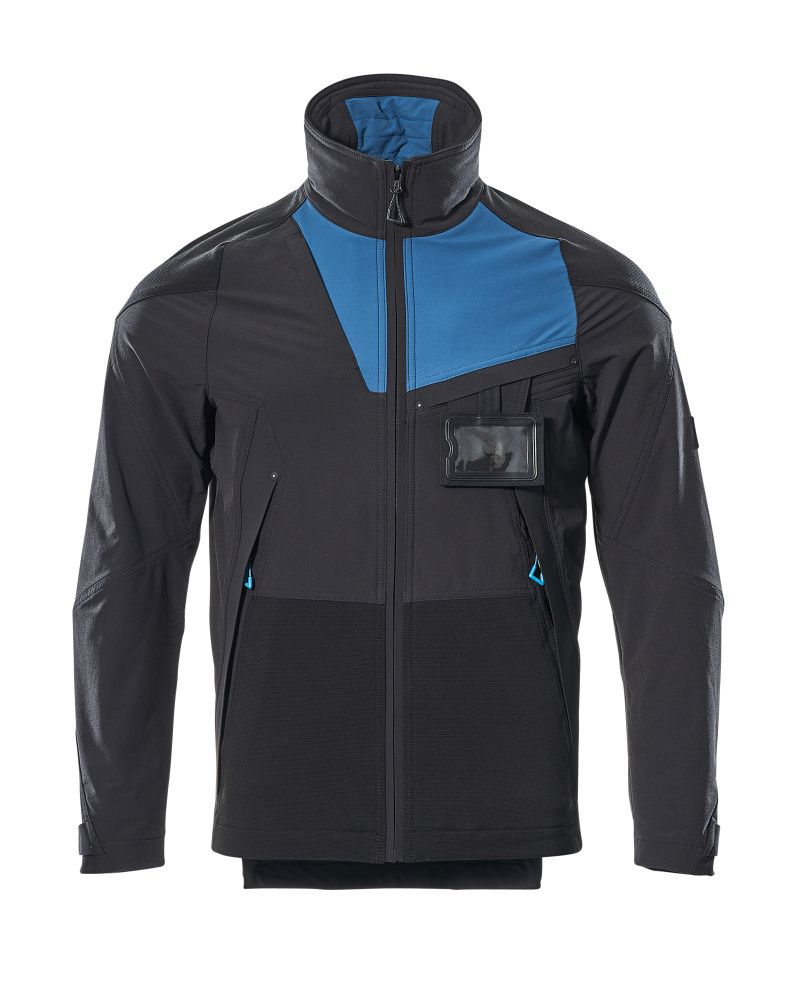 Jacke ADVANCED Schwarz/Dunkelpetroleum L