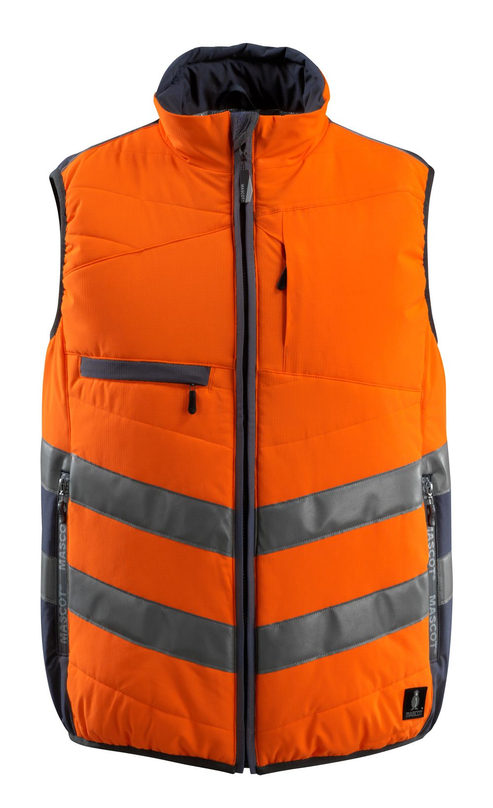 Winterweste SAFE SUPREME Hi-vis Orange/Schwarzblau L
