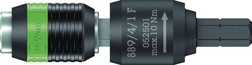 Bithalter 889/4/1 F Rapidaptor 1/4 Zoll C 6,3+E 6,3 Freilauf L.64mm WERA
