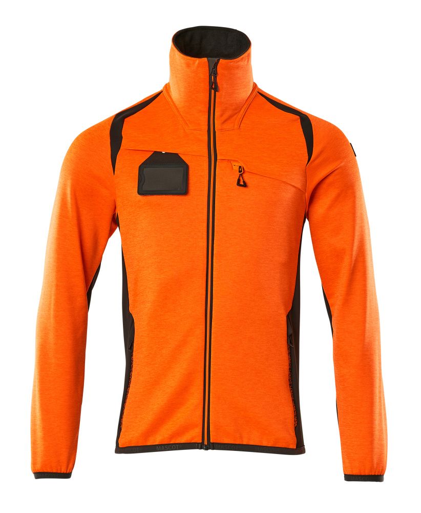 Fleecejacke ACCELERATE SAFE Hi-vis Orange/Dunkelanthrazit L