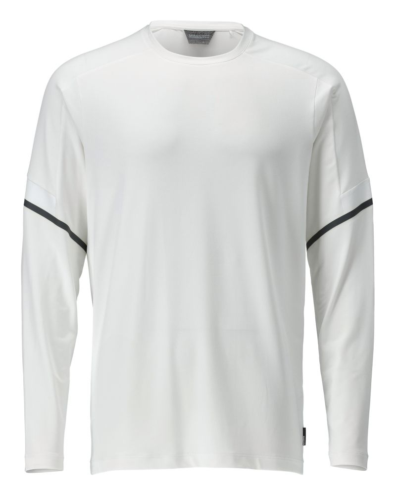Langarmshirt CUSTOMIZED Weiß 2XL