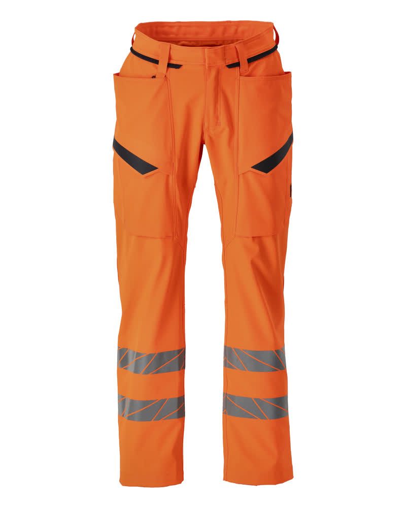 Hose mit Schenkeltaschen ACCELERATE SAFE Hi-vis Orange 90C48