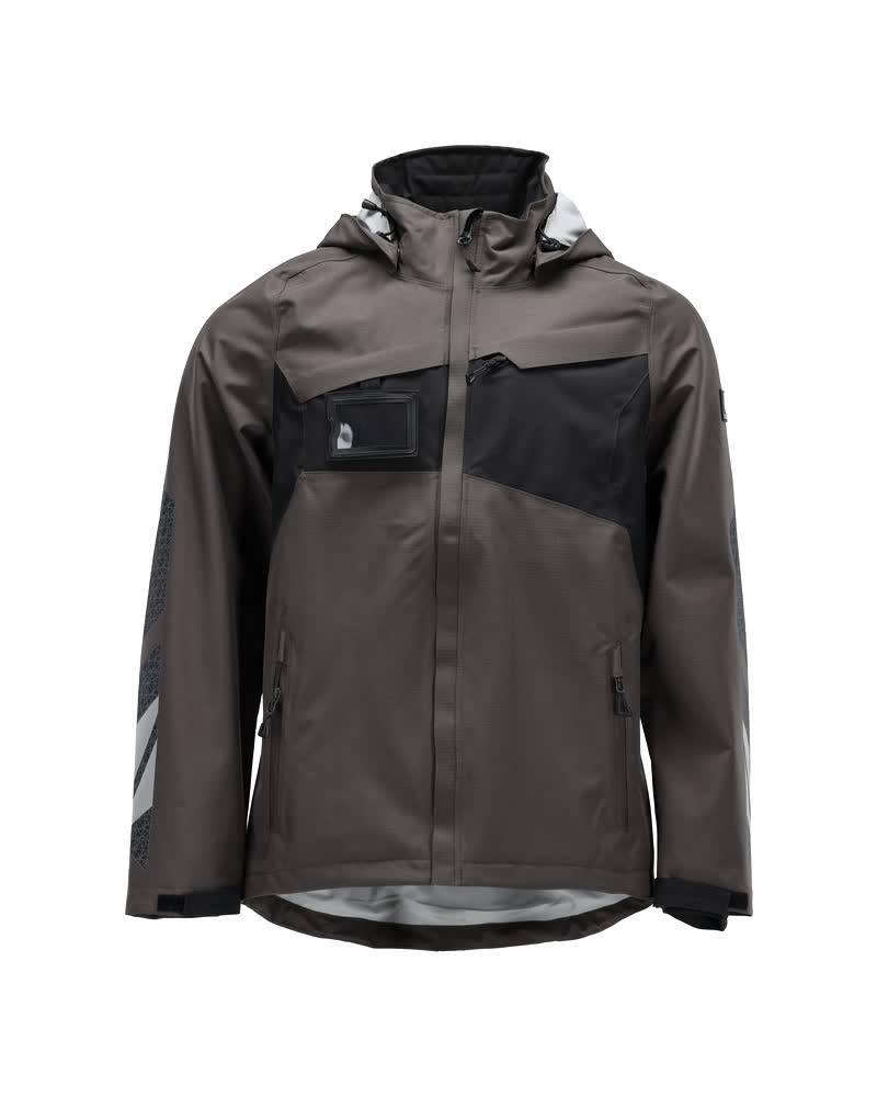 Hardshelljacke ACCELERATE Dunkelanthrazit/Schwarz L