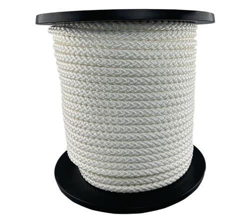 Kordel Seilrad-D.10mm weiß feste Flechtung m.Seele OVERMANN