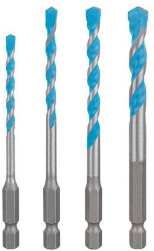 Bohrer-Set EXPERT HEX-9 MultiConstruction 4-tlgArbeits-L45/50/60/50mm D4/5/6/8mm