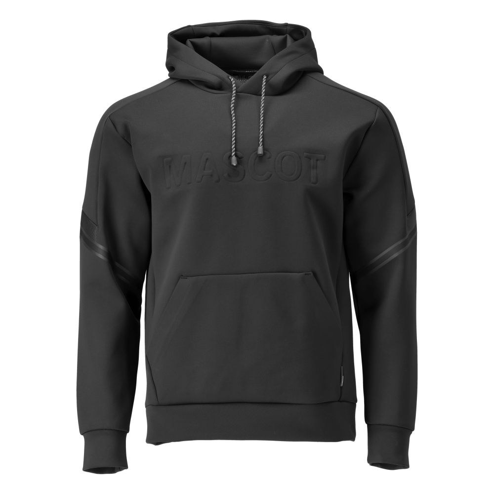 Fleece Kapuzenpullover CUSTOMIZED Schwarz XL