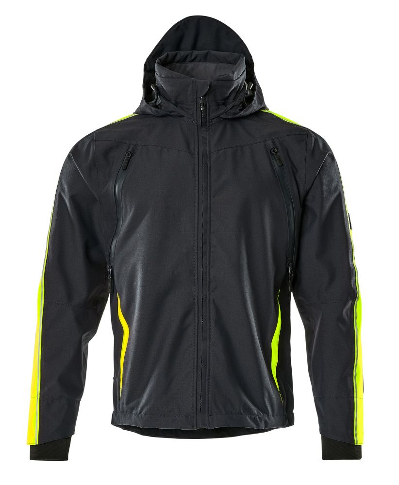 Hard Shell Jacke HARDWEAR Schwarz/Hi-vis Gelb S