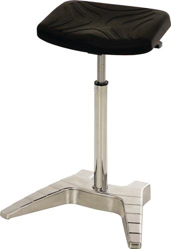 Stehhilfe PU-Integralschaum Sitz-H.650-850mm Alu.pol.m.Transportrollen LOTZ