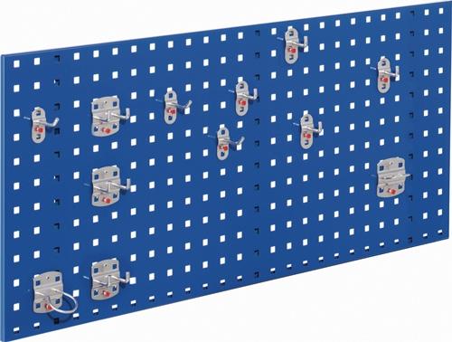 Lochplatte B450xL1000mm blau 12 tlg.RASTERPLAN