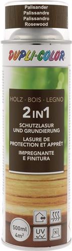 Holzschutzlasur 2in1 Farbe palisander 500ml Spraydose DUPLI-COLOR