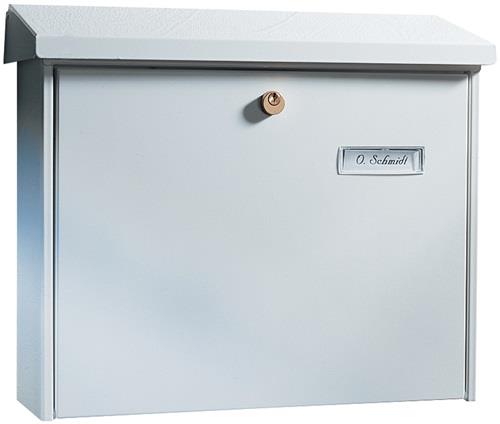 Briefkasten Ams.867 W H.320mm B.377mm T.115mm weiß STA DIN C4 BURG-WÄCHTER