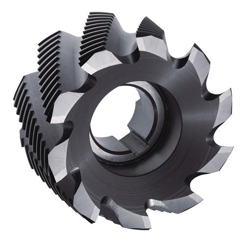 Walzenstirnfräser DIN 1880 Typ NR D.40mm HSS-Co5 TiCN Z.7 TECWERK