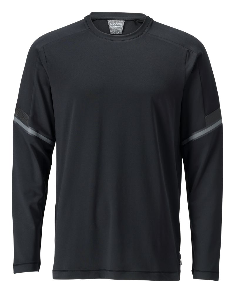 Langarmshirt CUSTOMIZED Schwarz 2XL
