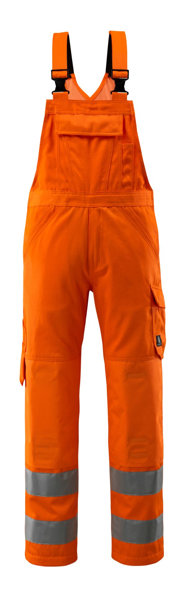 Latzhose mit Knietaschen SAFE LIGHT Hi-vis Orange 76C48