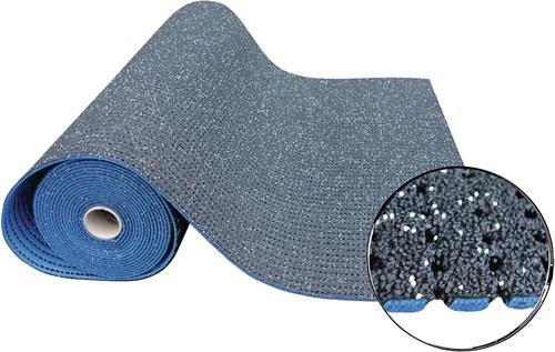 Sicherheits-Bodenbelagsmatte BLACK-CAT Permagrip -BCG- B.0,6m L.1m D.8mm blau
