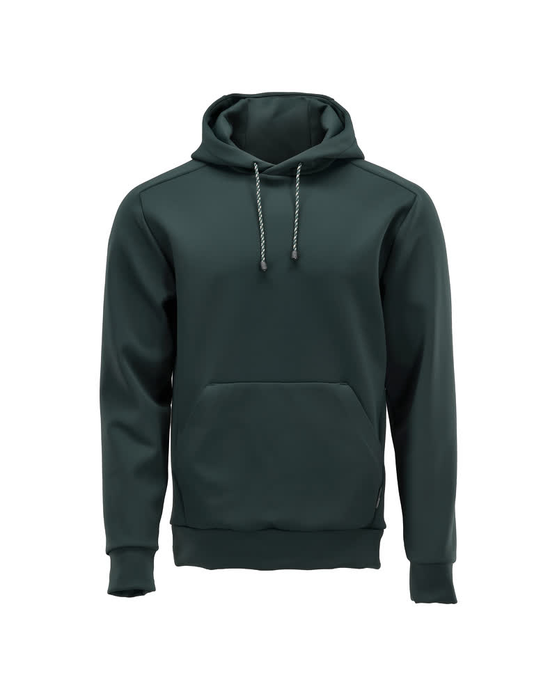 Fleece Kapuzenpullover CUSTOMIZED Waldgrün 2XL