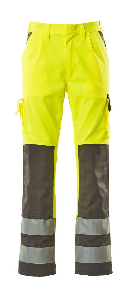 Hose mit Knietaschen SAFE COMPETE Hi-vis Gelb/Anthrazit 76C50