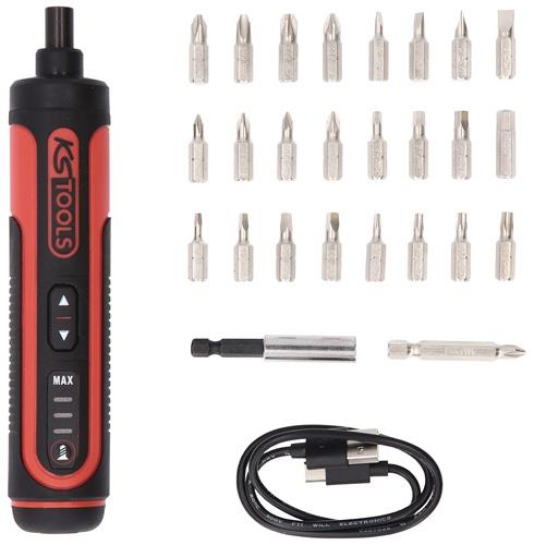 Schraubendreherset eMONSTER 27-tlg.Akku m.1/4 Zoll Bits