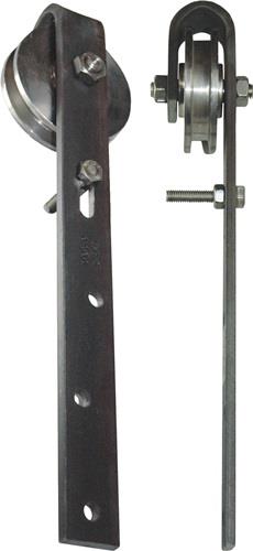 Schiebetorrolle m.Bügel 75mm VA roh 260kg 9/11mm HBS-BETZ