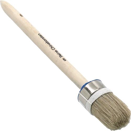 Ringpinsel Gr.10 Borsten-L.60mm 40mm helle Mischb.roh.Holzstiel