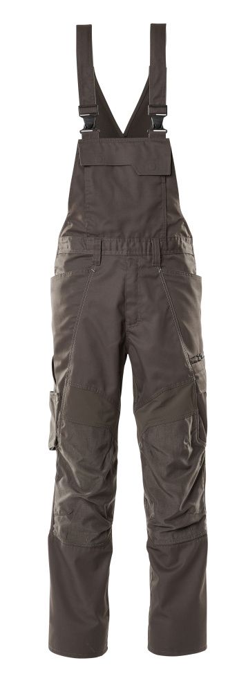 Latzhose mit Knietaschen ACCELERATE Dunkelanthrazit 82C44