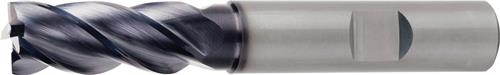 Schaftfräser DIN 6527L Typ UNI HPC D.20mm VHM TiAlN HB Z.4 lang TECWERK