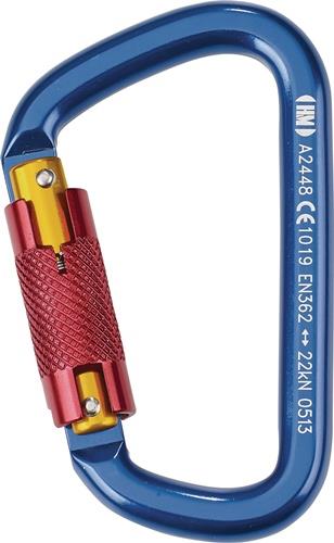 Bergsteigerhaken BS15 L111xB68xD11ca.mm Alu.EN 362 KL.B MAS