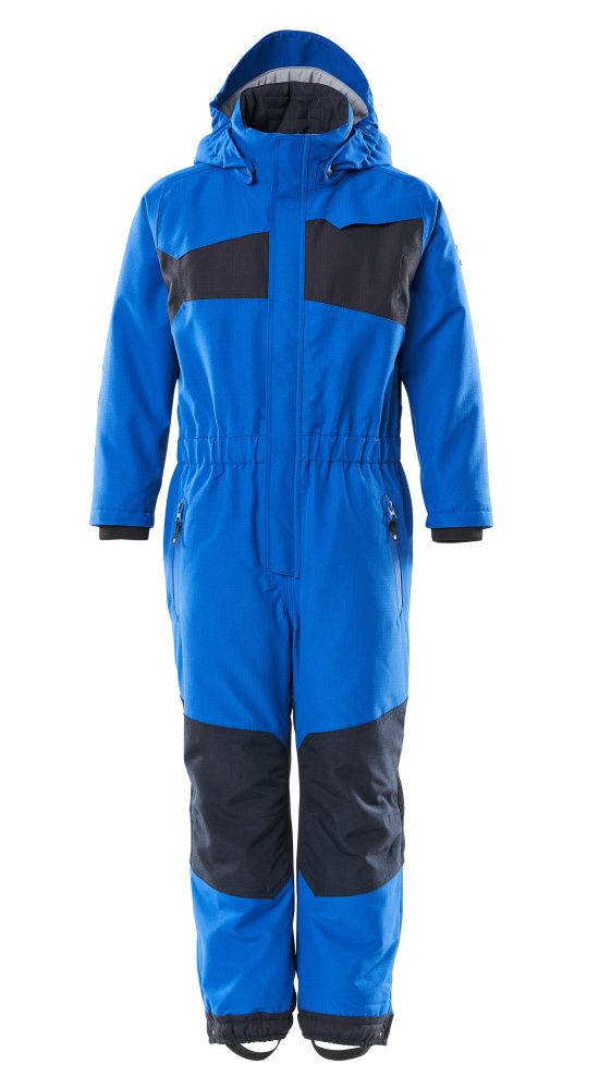 Schneeanzug für Kinder ACCELERATE Azurblau/Schwarzblau 104